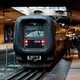 Train station in Copenhagen, Denmark